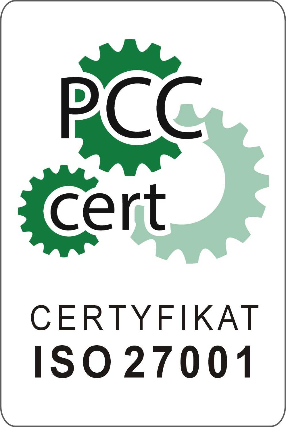 certyfikat ISO